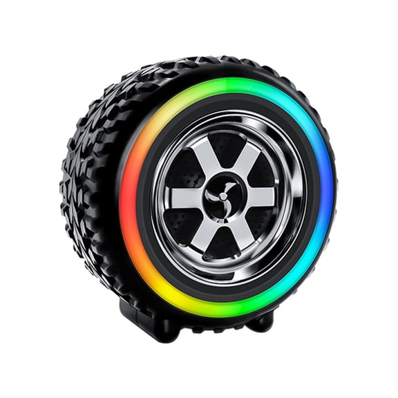 Portable Bluetooth Speakers Wireless with RGB Lights, 10 W Power, 2.5 in Driver, Built-in USB Playback and Rechargeable Battery