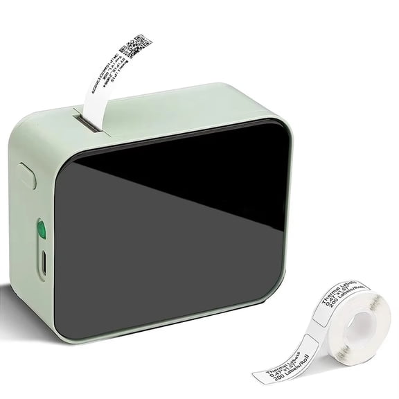 Portable Bluetooth Thermal Label Printer, OEM-Compatible Wireless Sticker Maker for Compact Handheld Device for Shipping Labels, Barcodes & Product Tags