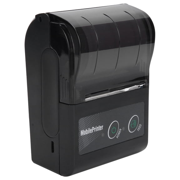 Portable Bluetooth Thermal Receipt Printer, 200dpi Wireless Bill Machine with US Plug, Mini Label Maker for Taxi, Retail, and Food Ordering System