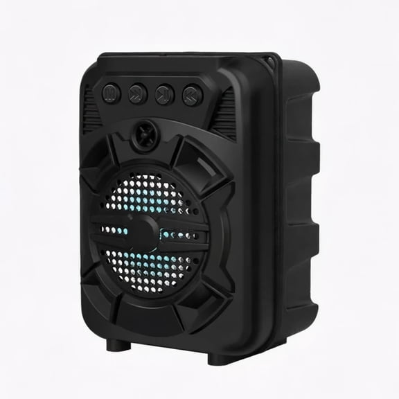 Portable Bluetooth Wireless Speaker with LED Light, Extra Bass, Waterproof Design, 10H Playtime