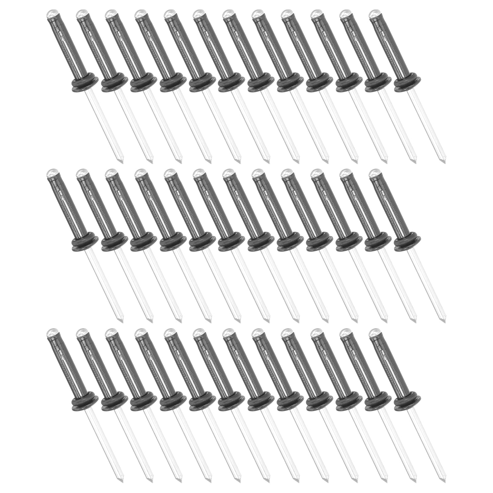 30 Pack Aluminum Kayak Rivets With Waterproof O-Rings - Tri-Grip, 4.7cm Length, For Boat Repair