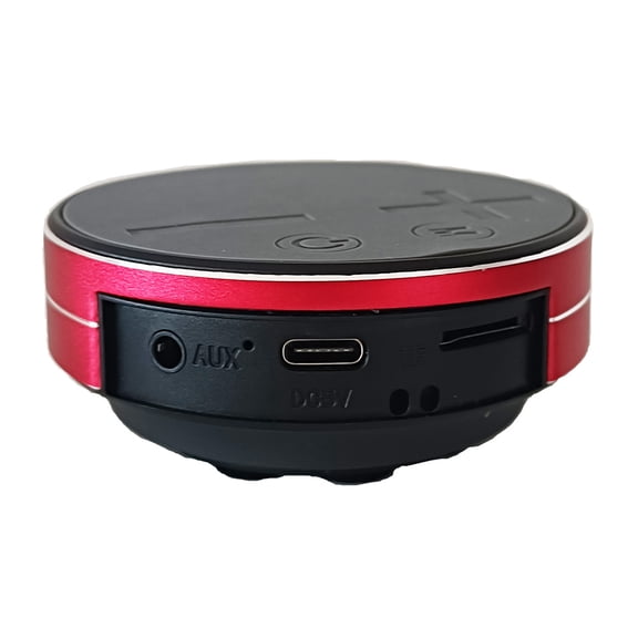 Portable Bone Conduction Speaker, Wireless with Succion Cup and Lanyard for Resonance on Glass or Hollow Boxes, Portable Wireles