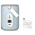 thumbnail image 1 of Portable Bottle Warmer, Baby Milk Heat Keeper with LCD Display, USB Warmer Bottle for Car Travel（Blue）, 1 of 9
