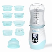 Portable Bottle Warmer for Travel, Cordless Baby Bottle Warmer, Rechargeable Bottle Warmer, Fast Heating, Blue
