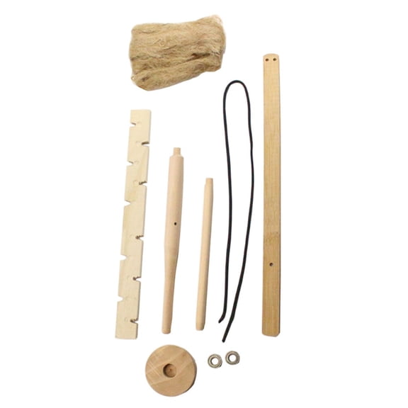 Portable Bow Drill Friction Fire Starter Primitive Wood Outdoor Survival Practice Drilling Tool Kits for Camping Hiking