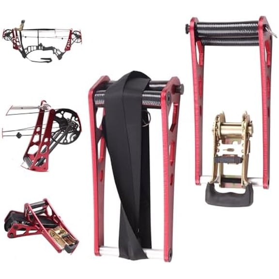 Portable Bow Press Archery Compound Ratchet Bow Open Tool Accessories-1.3m Rope$$Other