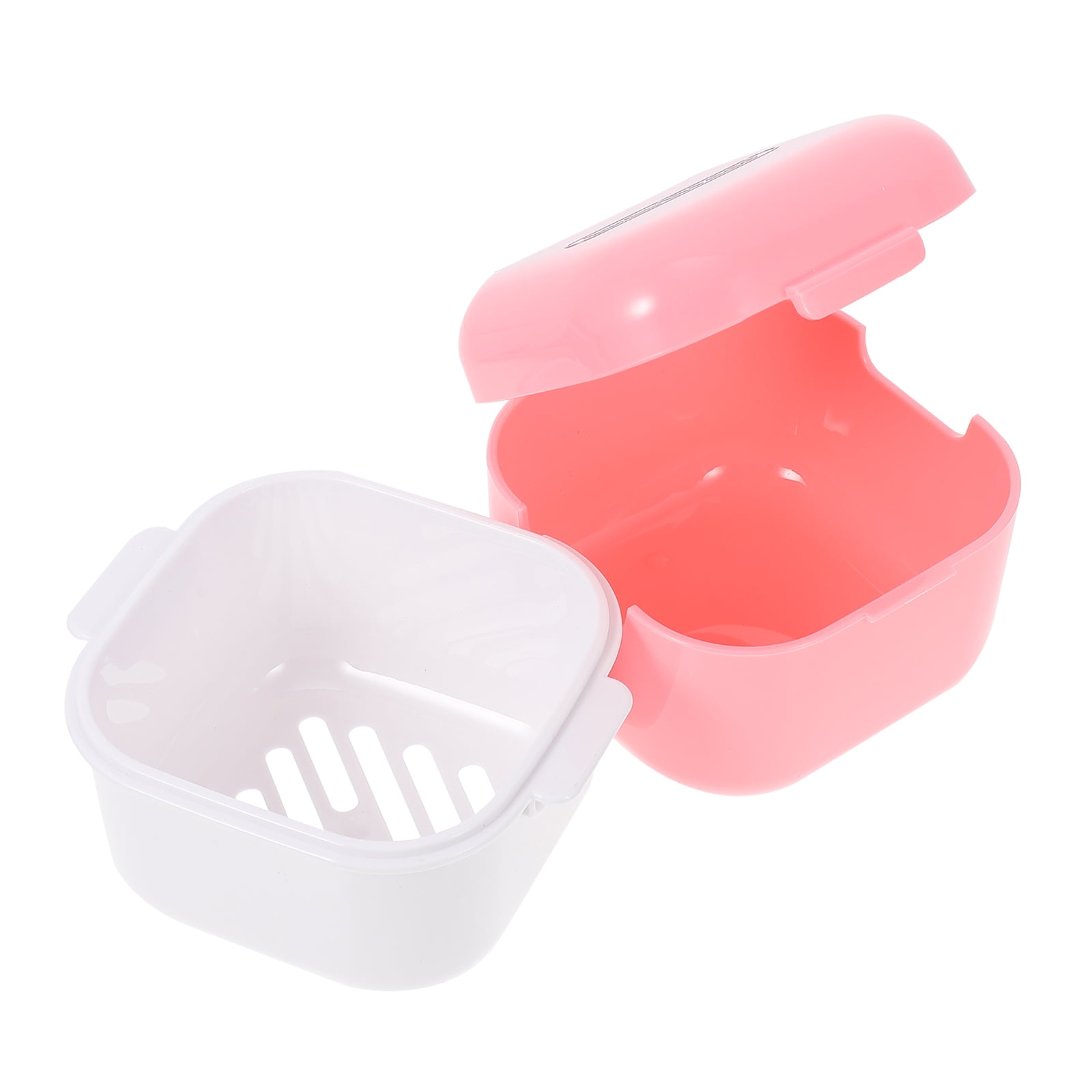 Portable Brace Container Dust-proof Dentures Box Outdoor Retainer Case ...