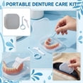 thumbnail image 1 of Portable Braces Cleaning Box Denture Cleaner Portable Teeth Box(One Size,Gray), 1 of 6