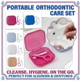 thumbnail image 1 of Portable Braces Cleaning Box Denture Cleaner Portable Teeth Box, 1 of 7