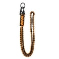 thumbnail image 1 of Portable Braided Lanyard for Outdoor Activities Heavy Duty Paracords Lanyard with Buckle Strong Hanging Rope for Keychain Necklace ID Card Badge Holder Whistles Strap -Orange & Black, 1 of 5