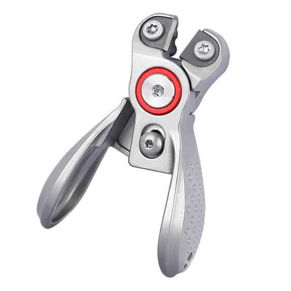 Portable Braided Line Scissors with Secure Mechanism, Lightweight Stainless Steel Tool for Freshwater/Saltwater Anglers