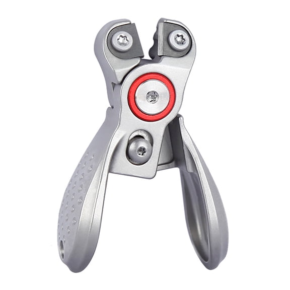 Portable Braided Line Scissors with Secure Mechanism, Lightweight Stainless Steel Tool for Freshwater/Saltwater Anglers