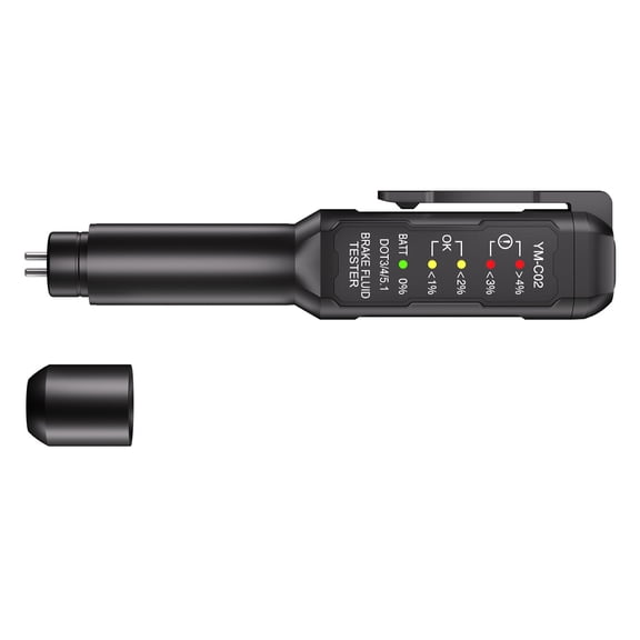 Portable Brake Fluid Tester Support DOT 5.1 Brake Oil Detection Pen with Indicators Brake Fluid Diagnostic Tool