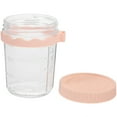 thumbnail image 1 of Portable Breakfast Cup Cereal Container Glass Mason Jar Grain Storage Overnight Oatmeal Tea Drinking Glasses, 1 of 6