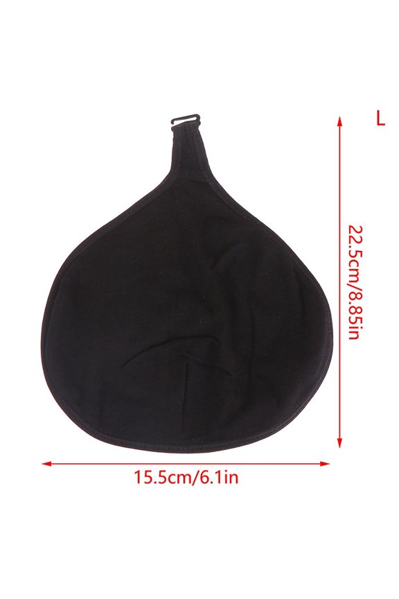 Portable Breast Prosthesis Protective Pocket Soft Breathable Hook Cotton Fake Breast Protective Case Cotton Bags for Mastectomy