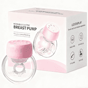 Portable Breast Pump - Ultra Quiet, 4 Modes, Anti-Backflow, Long-Lasting Battery, Hospital-Grade Efficiency