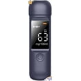thumbnail image 1 of Portable Breath Alcohol Tester, Rechargeable Breathalyzer & Alcohol Tester, Contact-Free Blow Detection, High-Accuracy & Fast BAC Measuring with LCD Display, Use for Home, Driving, Party (Blue), 1 of 9