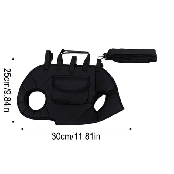 Portable Breathable Pet Carrier Sling & Backpack for Dogs & Cats, Adjustable Full-Body Harness with Traction Leash, Carryable Slanting Outdoor Bag Pet