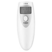 Portable Breathalyzer, Professional-Grade Accuracy, Professional Digital Breath Alcohol Tester, Breath Drunk Driving Analyzer, Mini Alcohol Tester, Backlight LCD Screen Display, 1PcWhite,3.7x1.4