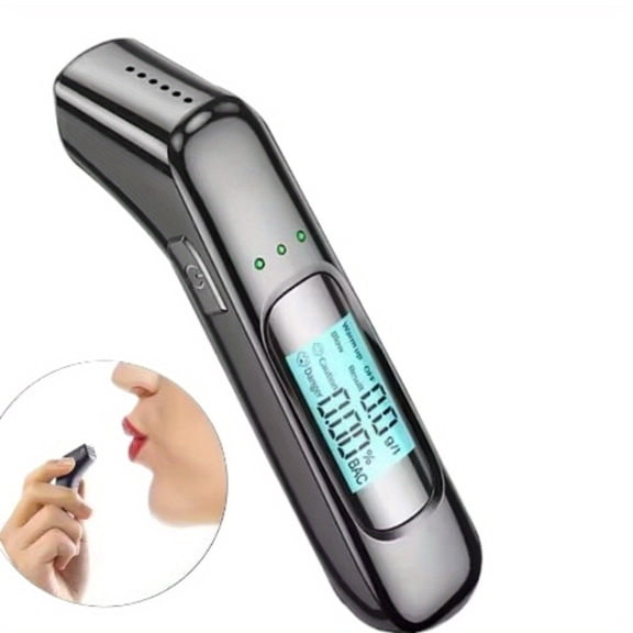 Portable Breathalyzer for s & - Instant BAC Tester with, USB Rechargeable, 0.00% to 0.99% BAC Scale, Smartphone-Free Operation, Compact Alcohol Detector for Sobriety Testing ( -like Accuracy)