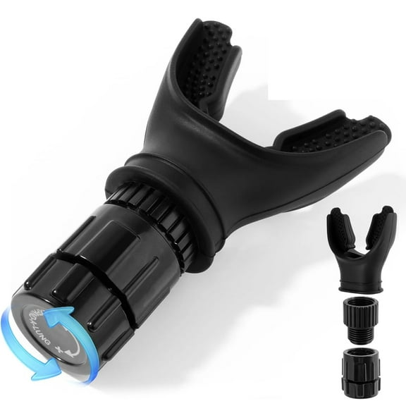 Portable Breathing Trainer, [New Upgraded] Adjustable Respiratory Muscle Trainer with Soft Silicone for Strengthen Breathing Exercise, Compact Oxyfit Breathe Trainer for Fitness & Training, White