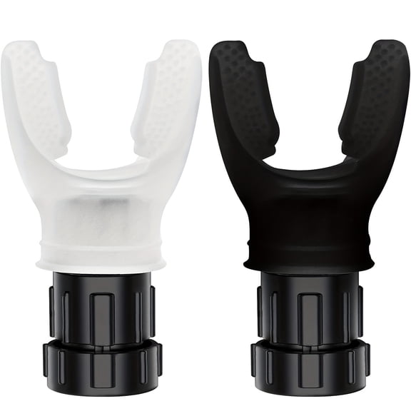 Portable Breathing Trainer for Daily Fitness Training, Lung Trainer Adjustable to Different Fitness Needs & Easy to Clean.black+white