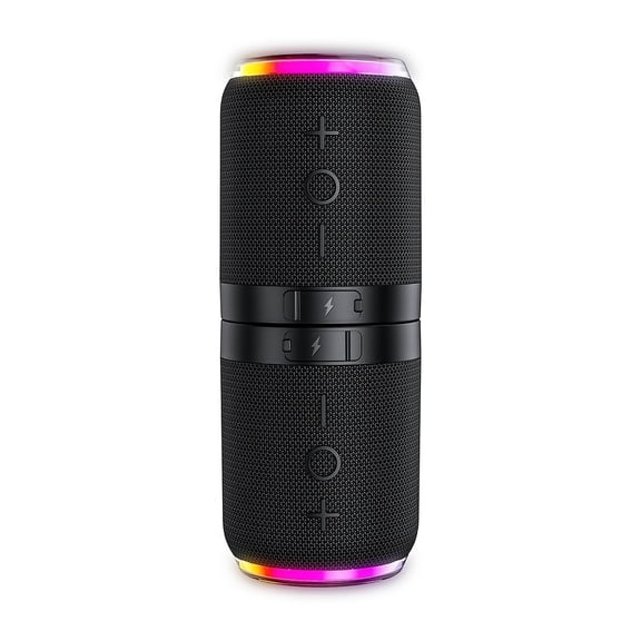 Portable Bt Compatible Speaker, Multifunctional Speaker, Magnetic 2-In-1 Design, Wireless Mini Speaker,, 12-Hour Playtime, TWS Pairing, Bt5.4, Fm Radio