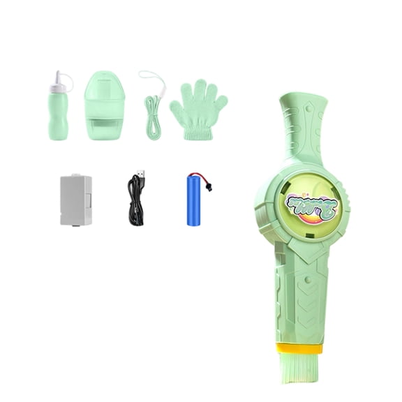 Portable Bubble Blower Practical Plastic Design Low Noise Easy to Operate for Beach Park Backyard Role Playing Games