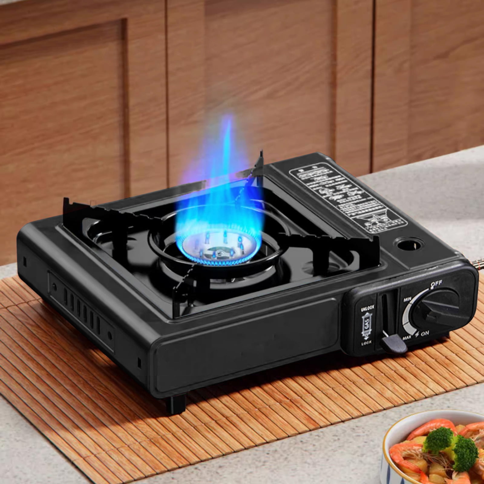 Portable Butane Stove, Single Gas Stove, Camping And Backpacking, High