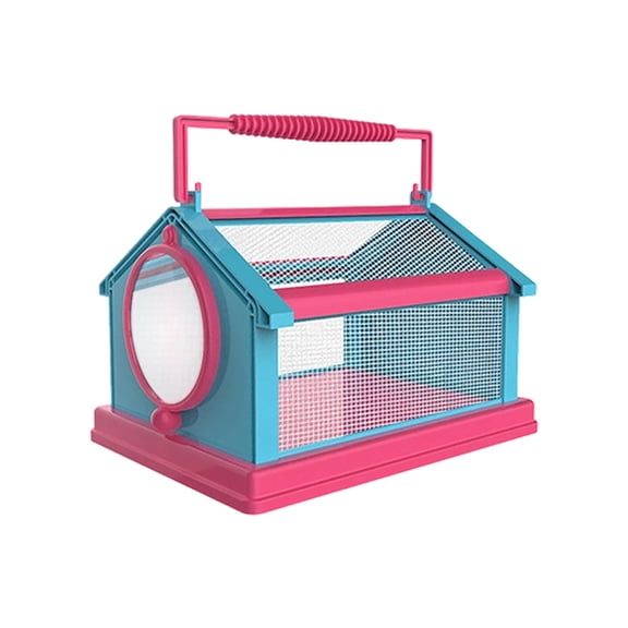 Portable Butterfly Observation Box Collapsible Mesh Insect Cage With Magnifying Window For Caterpillars Beetles And Outdoor Science Exploration For Everyday Use