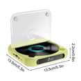 thumbnail image 1 of Portable CD Player, Bluetooth 5.1 Connection with Shock Protection, Supports CD, USB, and AUX Input, LCD Display, Rechargeable Battery, for Home and Travel, 1 of 5
