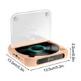 thumbnail image 1 of Portable CD Player, Bluetooth 5.1 Connection with Shock Protection, Supports CD, USB, and AUX Input, LCD Display, Rechargeable Battery, for Home and Travel, 1 of 5