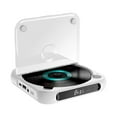 thumbnail image 1 of Portable CD Player with Bluetooth 5.3, Rechargeable CD Player for Home/Car, Built-in HiFi Speakers, Headphones, LCD Screen, Supports CD/USB and Repeat Modes, White, 1 of 7