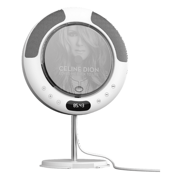 Portable CD Player with Bluetooth, FM Radio, Wall Mounted and Desk Stand CD Music Player Home Audio Boombox with Remote Control, Built-in HiFi Speakers, Support CD, USB, AUX Input/Output