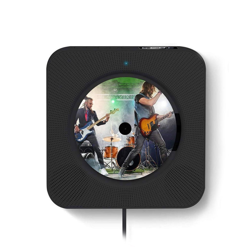 Yuedong Portable CD Player Box with Bluetooth Wall Mountable CD Music ...