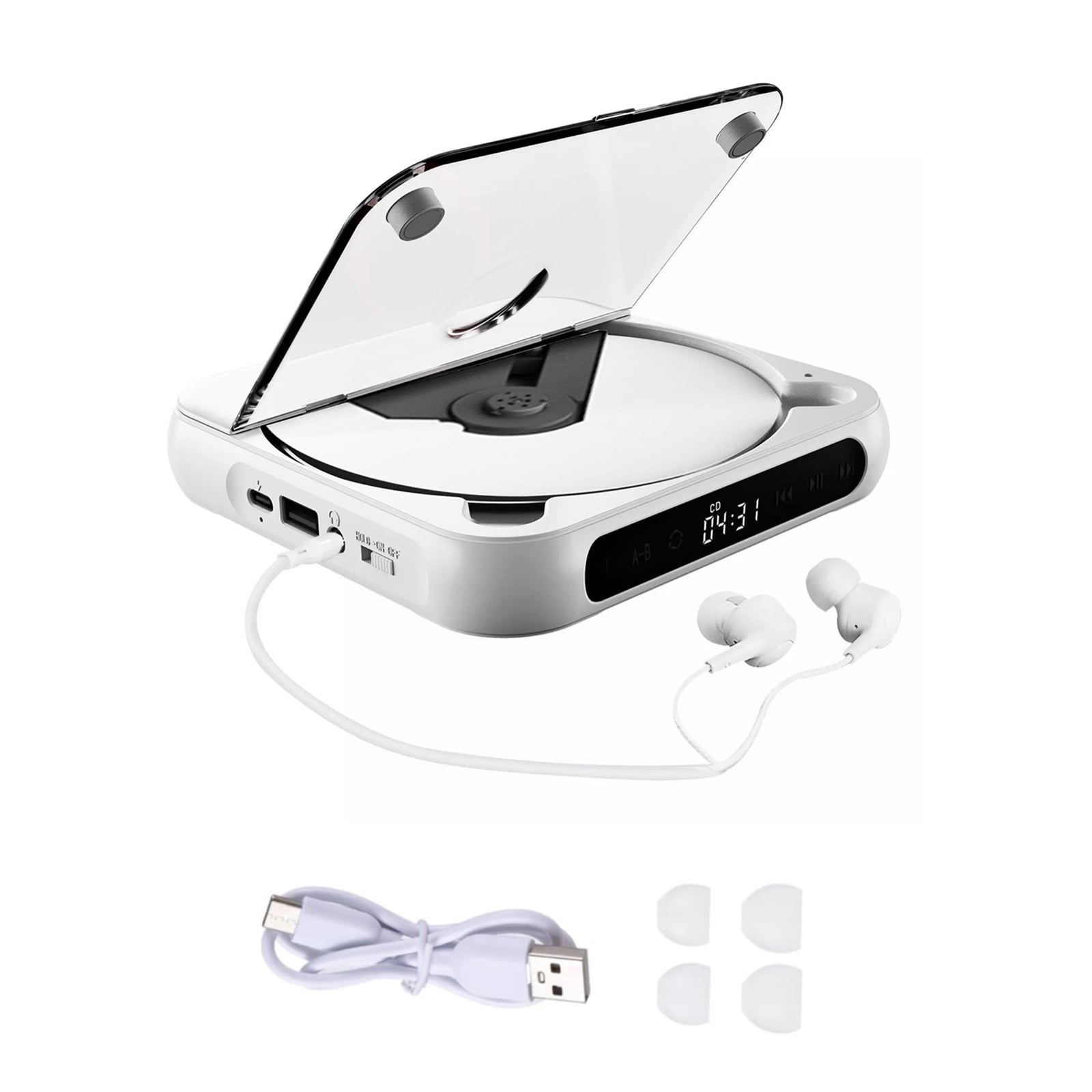 Portable CD Player Earphone Bluetooth Speaker Desktop MP3 Radio USB for Walkman TAPDRA Spare Part