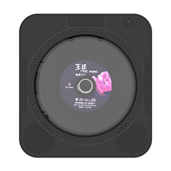 Portable CD Player Wall Mountable CD Music Player Remote Control FM Radio HiFi Speaker With USB 3.5mm LED Screen ,Easy to Use