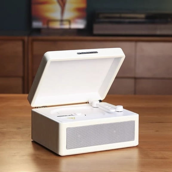 Portable CD Player with Built-in Speaker, Wireless Audio Device with USB Playback and Rechargeable Battery