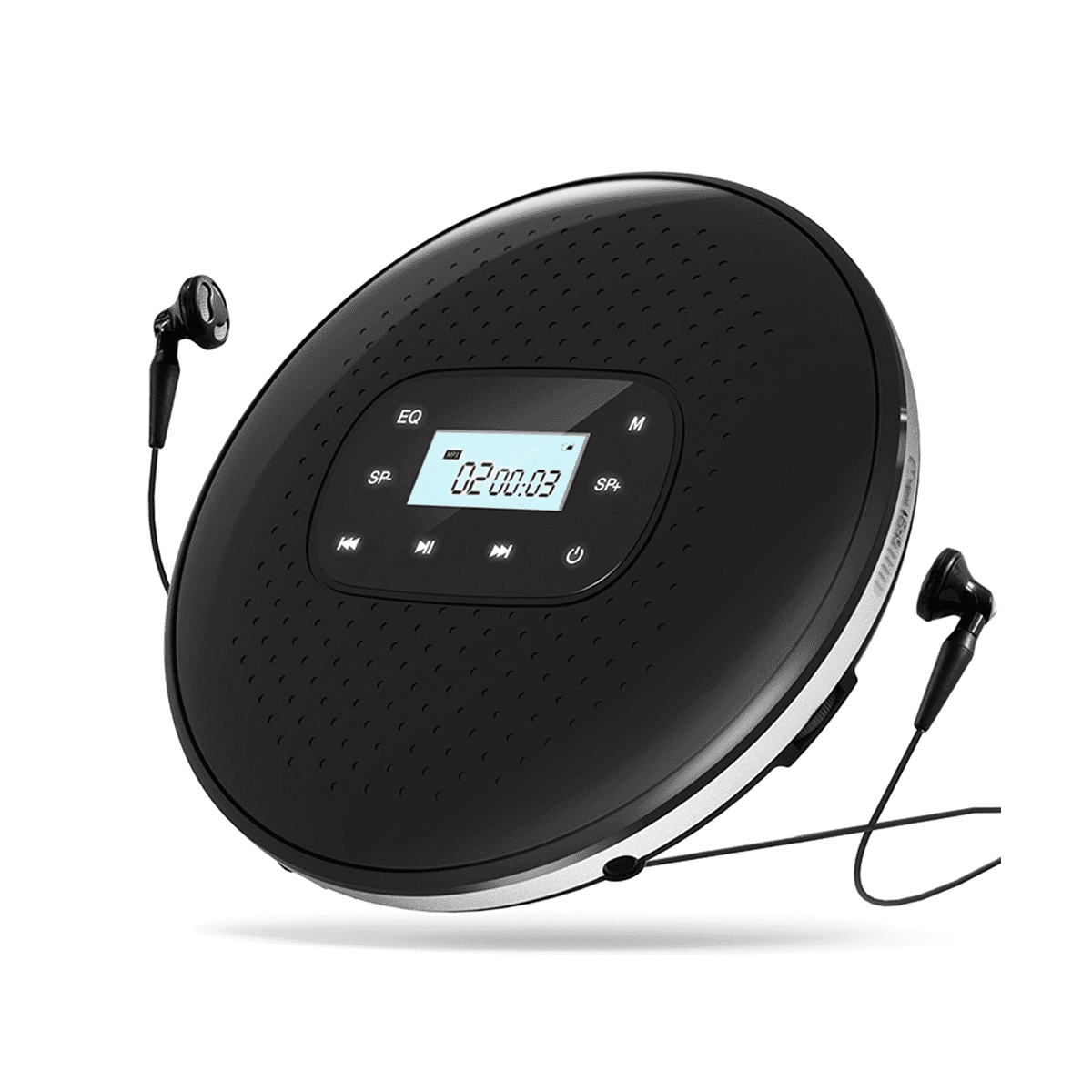 Portable CD Walkman Rechargeable Intelligent Touch Screen CD Player