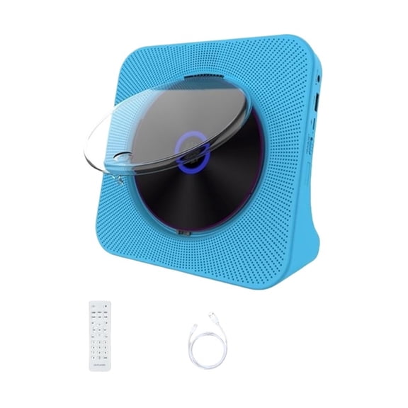 Portable CDs Player with 4000mAh Recheageable Kpop Music Player with HiFi Speaker Remote