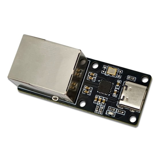 Portable CH397A USB C RJ45 Adapters 100Mbps Ethernet Module Driver Preloaded Stable Connection Metal Construction
