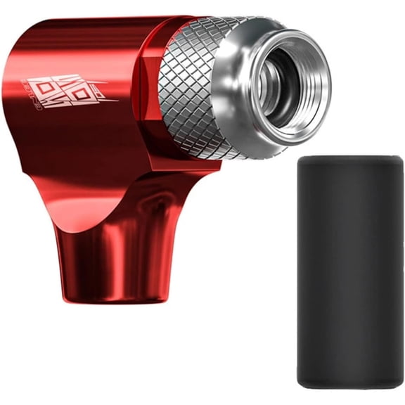 Portable CO2 Inflator with Control Valve - Mini Bike Tire Pump for Presta Valves, Lightweight Cycling Repair Tool for Road and Mountain Bikes