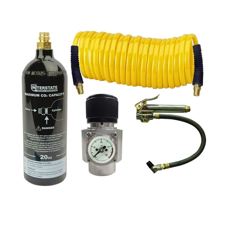 20Oz CO2 Tank With Valve: Inflate Tires Swiftly!