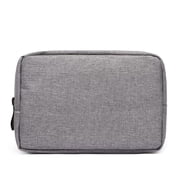 Portable Cable Organizer Storage Bag, Zippered Travel Pouch for Electronics Accessories, Charger, Power Bank and Data Cables