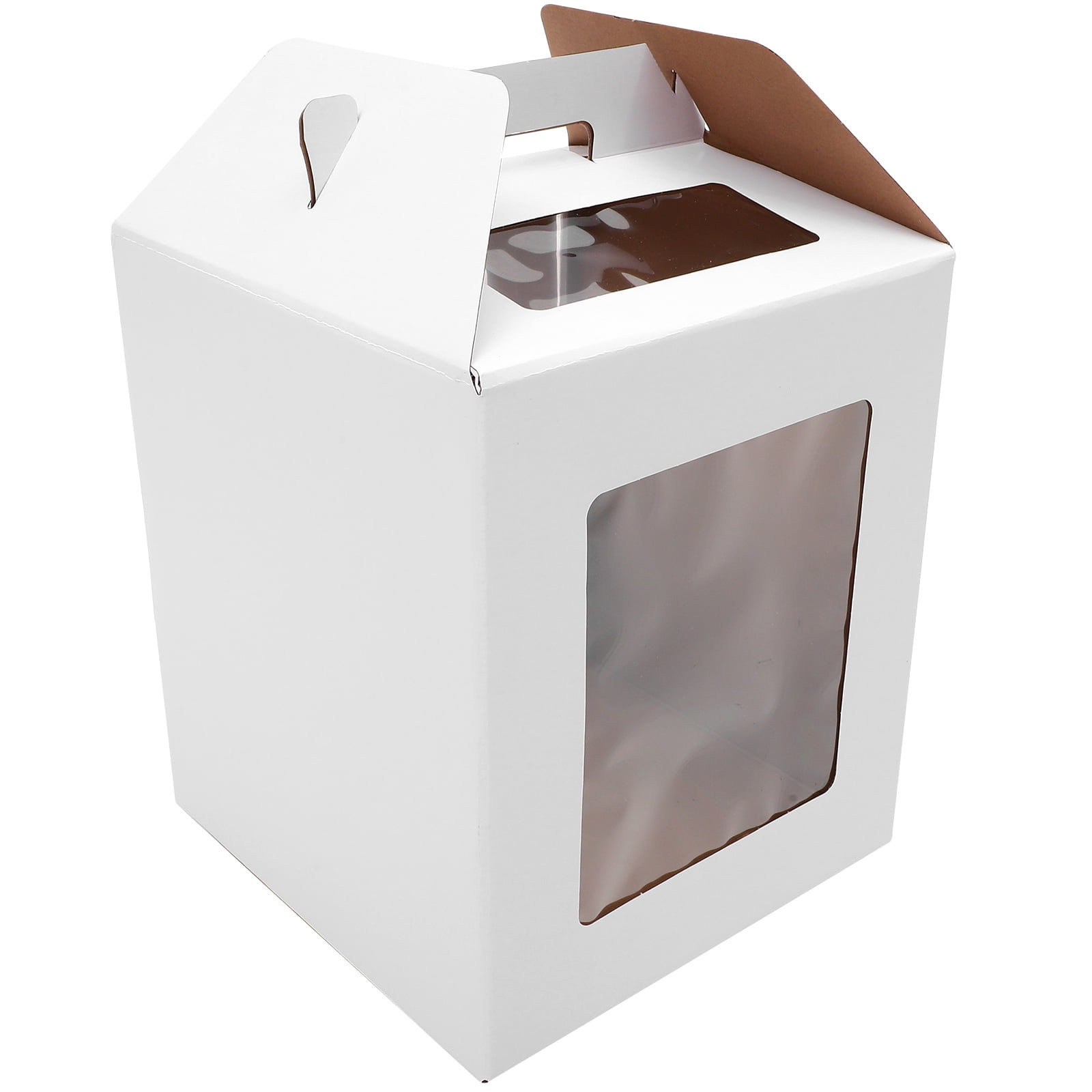 Portable Cake Box Bakery Boxes Handheld Cake Case Muffin Container Cupcake Carriers Cake Keeper