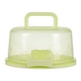 thumbnail image 1 of Portable Cake Box Cake And Cupcake Cake Holder Container For Cake Pie - Green, 1 of 3