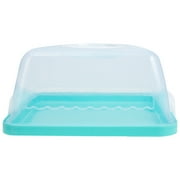 Portable Plastic Cake Carrier with Handle and Secure Lid - Cake Container Holder for Easy Transport and Storage
