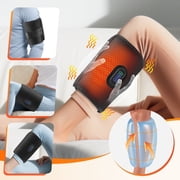 Portable Calf Massager, Cordless Leg Massager, 360° Air Compression with Heating Pad, 3 Intensities,3 Heat Levels, Adjustable Wrap Gifts for Women Men
