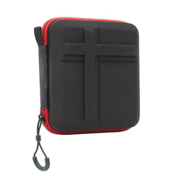 Portable Camera Filter Storage Bag Holds 8 Filters up to 95mm Water Resistant EVA Case with Secure Zippered Closure