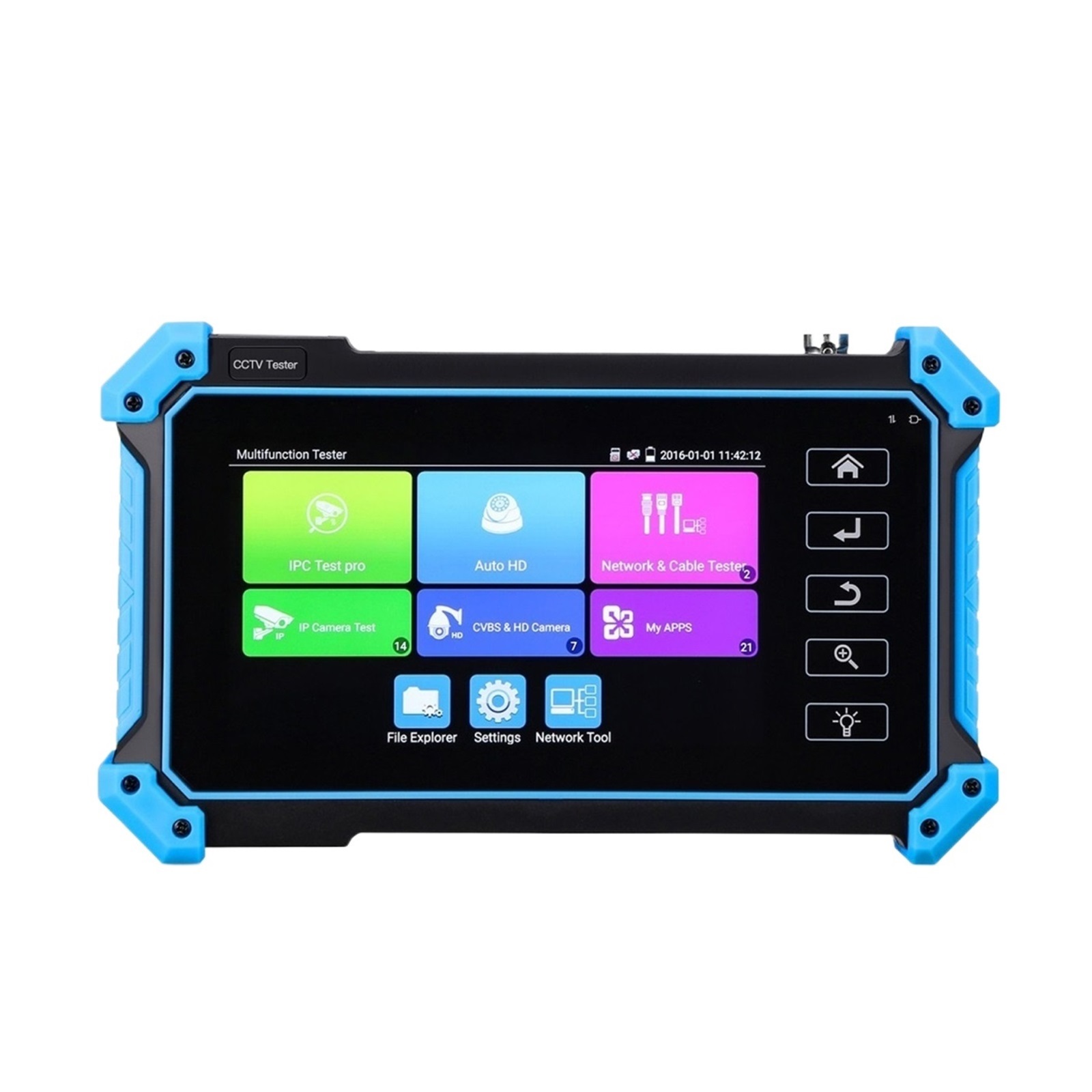 Portable Camera Tester, 3200C CCTV Tester HD Coaxial 4K 8MP ADH VGA SDI ...
